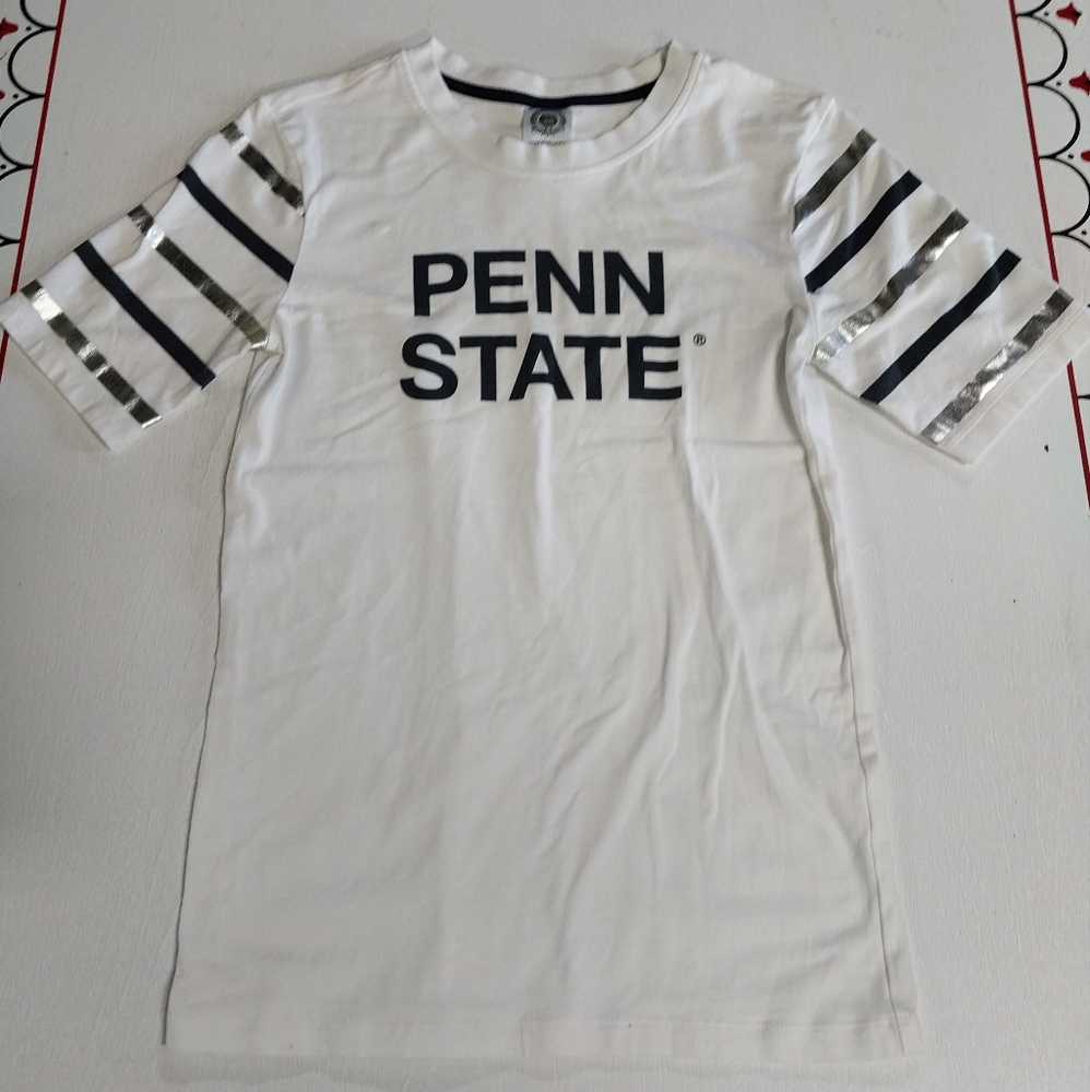 Penn State White and Blue Short Sleeve Tee